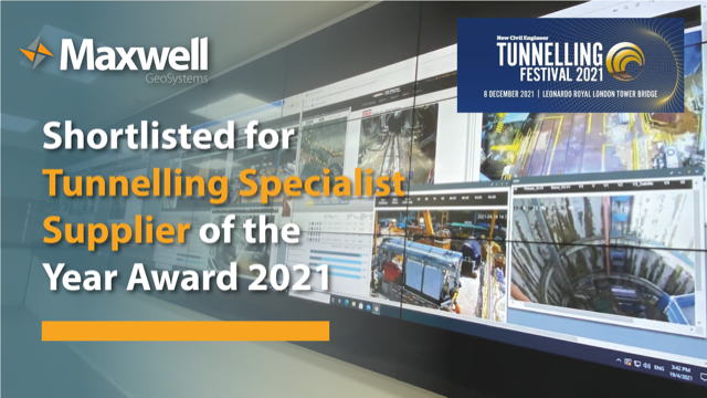 Shortlisted for award at NCE Tunnelling Festival 2021