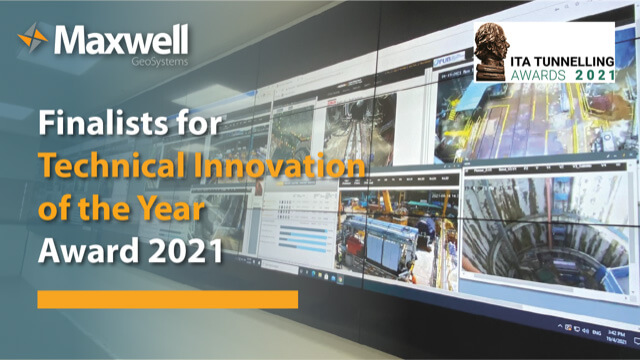 Maxwell GeoSystems Shortlisted for ITA Tunnelling Award 2021