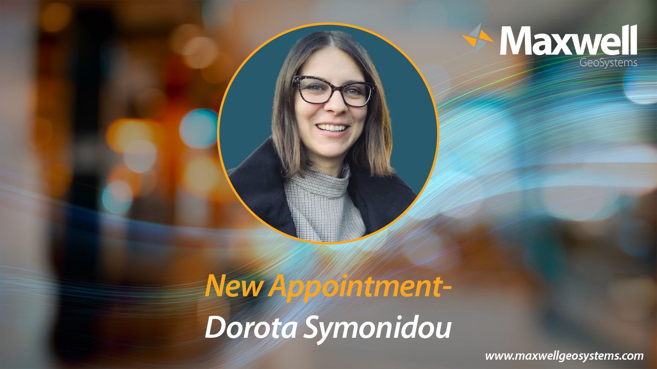 Dorota Symonidou: New Technical Manager at Maxwell GeoSystems